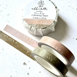 Nikkie Dotti Washi Tape ‘Numbers’’