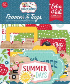 Echo Park 'A slice of Summer' Frames & Tags