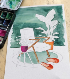 Watercolor it yourself  2. 'Thuis'