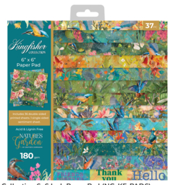 Kingfisher Collection  Paper Pad 15 x 15