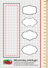 By Kris Bible journaling onderlegger