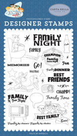 Carta Bella 'Family time’ designer stamps