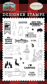 Carta Bella 'My Happy Place' designer stamps