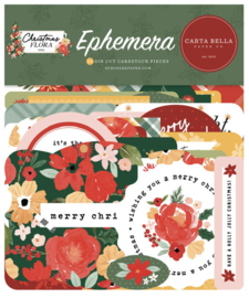 Carta Bella Ephemera ‘Christmas Flora Joyful’