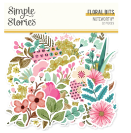 Simple Stories ‘Noteworthy’ Floral Bits