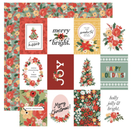 Carta Bella ‘Christmas Flora Joyful' Paper Pad