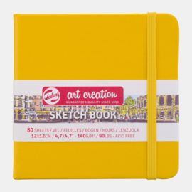 Art Creation sketchbook 'Golden Yellow' 12 x 12