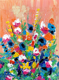 Color By Kris kaart 'Wilde bloemen'