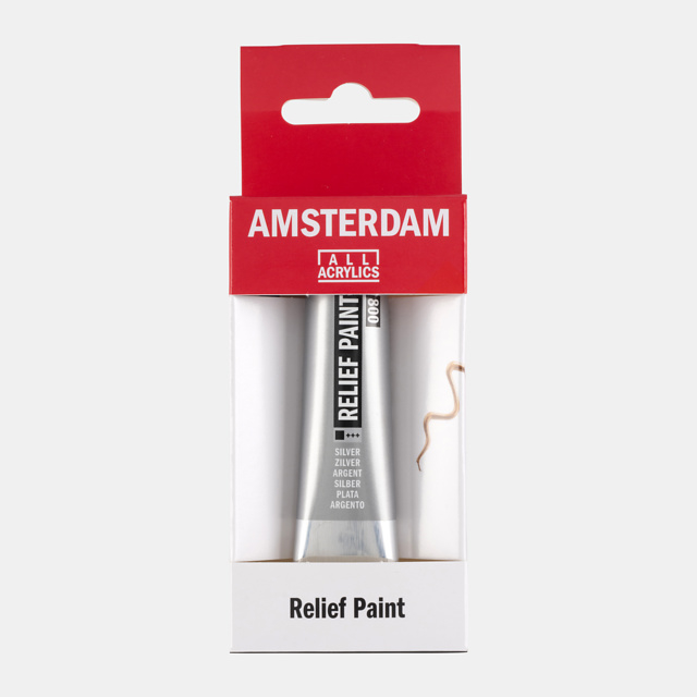 Amsterdam Relief Paint 'Zilver'