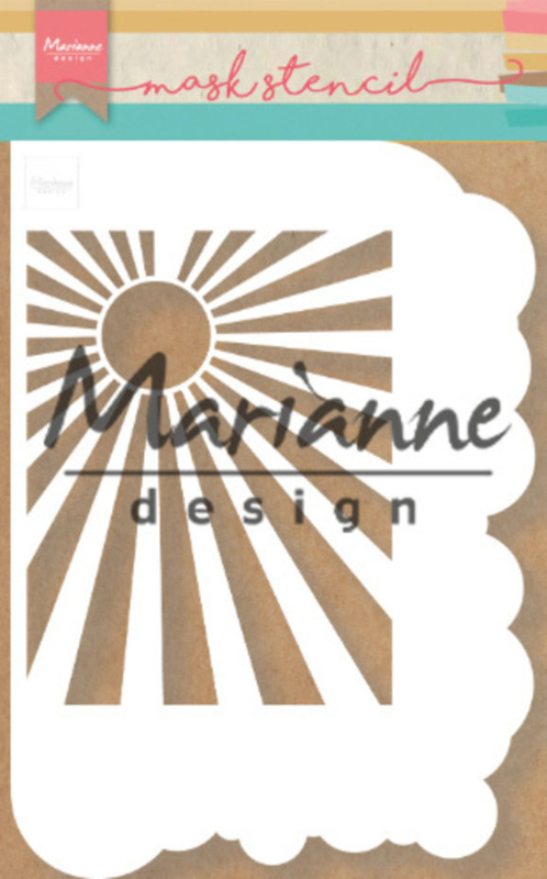 Mariannne Design Mask Stencil ‘Clouds & Sunburst’