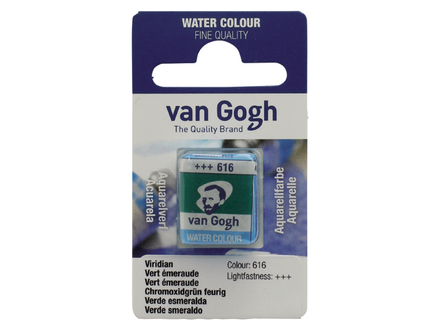 van Gogh Water Color napje 616 'Vert émaraude'