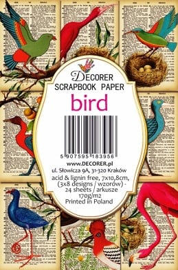 Decorer papier 'Bird'