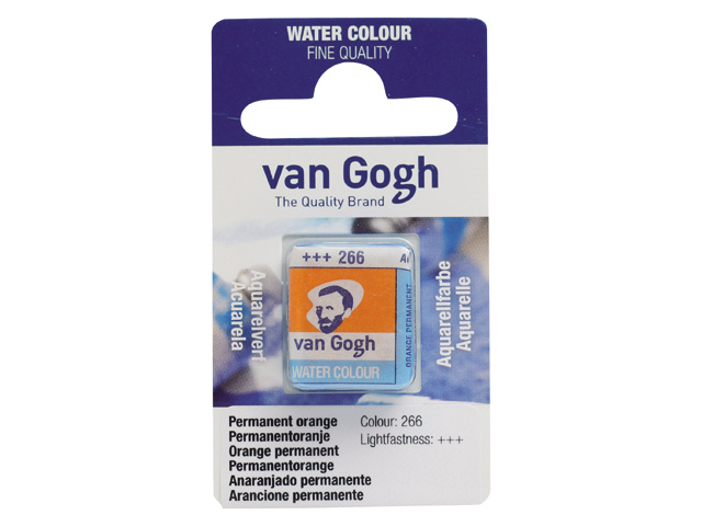 van Gogh Water Color napje 266 'Permanent Oranje'