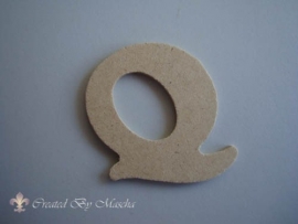 MDF letter Q