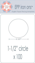EPP15,  1/2 inch cirkel, 100 stuks