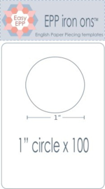 EPP18,  1 inch cirkel, 100 stuks