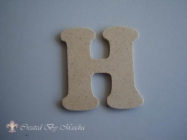 MDF letter H