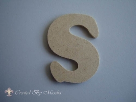 MDF letter S