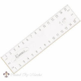 Martelli, no slip ruler 16 x 4 inch