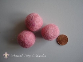 Wolkraal, 20 mm, pastel roze