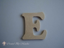 MDF letter E