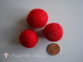 Wolkraal, 20 mm, rood