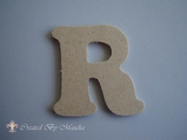 MDF letter R