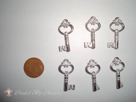 Bedel sleutel metallook, 25 mm (plastic)