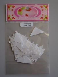 Patchwork with busy fingers -  Half Square triangle 1 inch