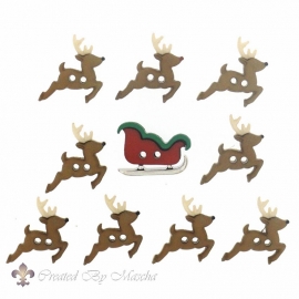 Sew Cute Sleigh/Reindeer