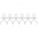 Quilt Sjabloon, Filigree Border, UEW585