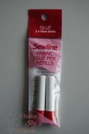 Sewline fabric glue pen refills blue