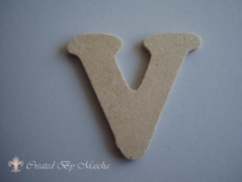 MDF letter V