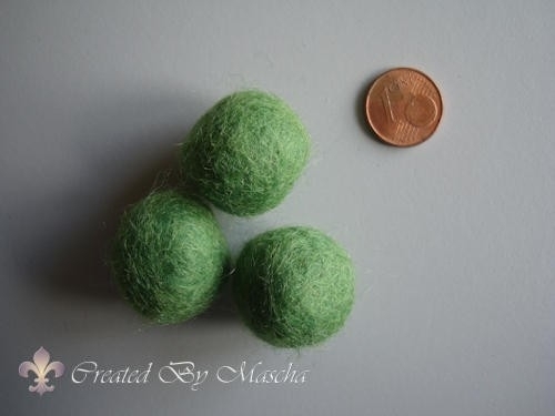 Wolkraal, 20 mm , pastel groen