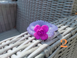 Bloemen armbanden 2 laags