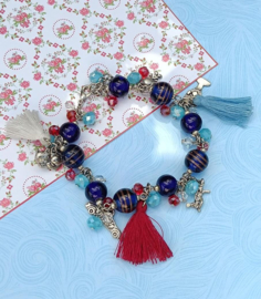 Delfts Blauwe Armband Ibiza style
