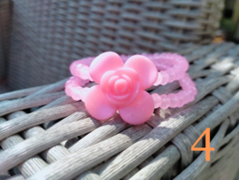 Bloemen armbanden 2 laags