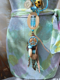 Bohemian glaskralen ketting