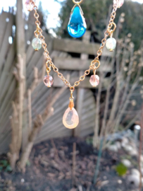 Suncatcher/autospiegel hanger van Hammered copper wire