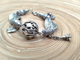 Zilverlook armband