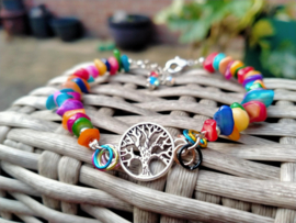 Workshop armband van grotere kralen rijgen