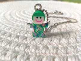 Kinderketting met polymeer hanger