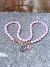 Lila shiny ketting