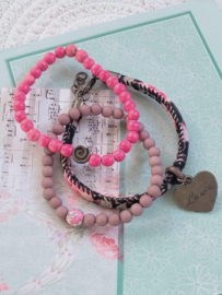 3-Dlg. trendy cord armbandenset