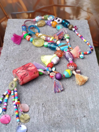 Bone Ibiza style ketting