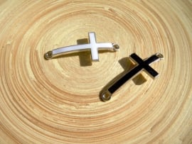 Connector wit metalen kruis met epoxy