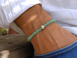 Zachtgroene Herenarmband