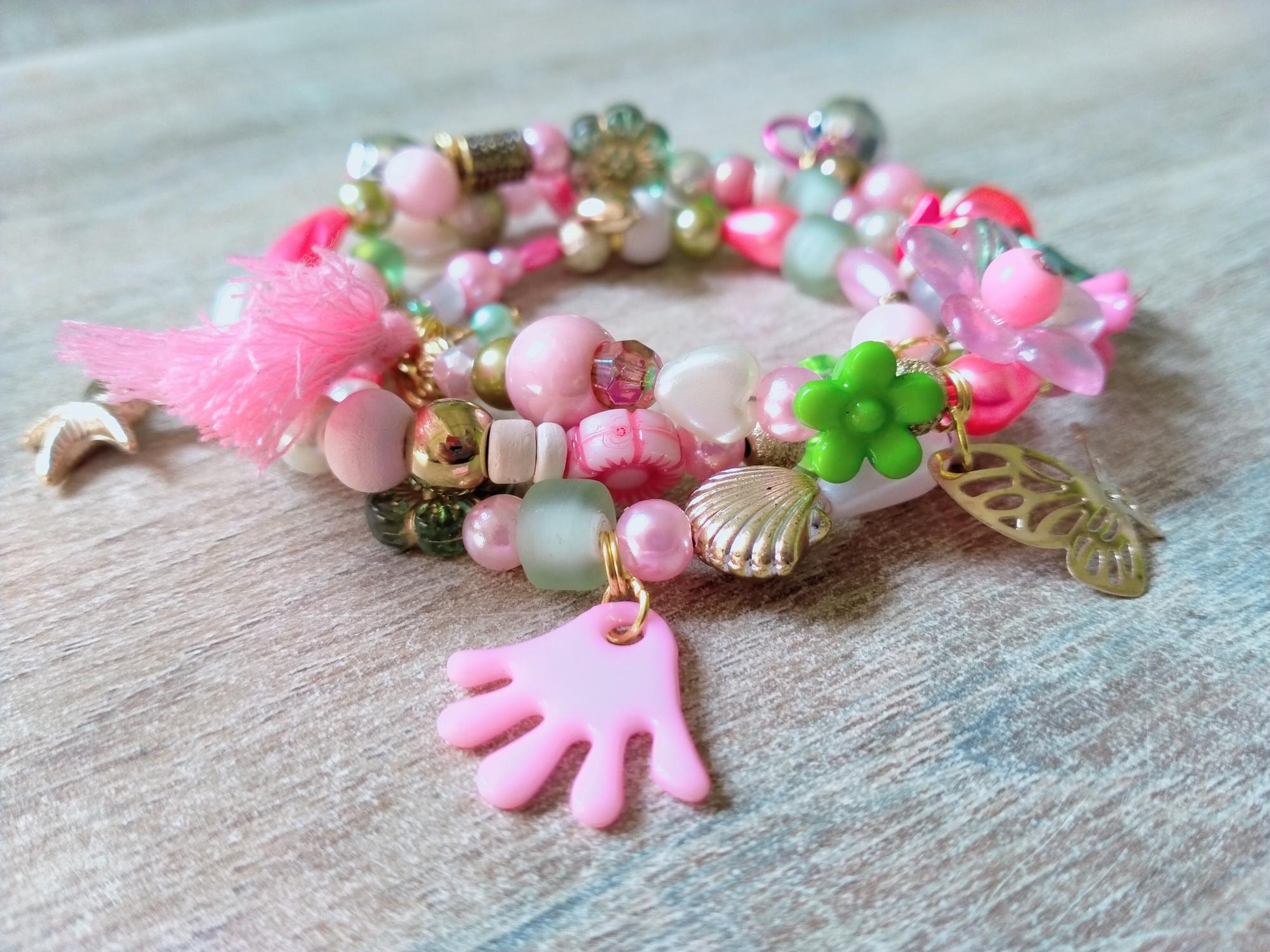 Gemixte kleuren armbanden