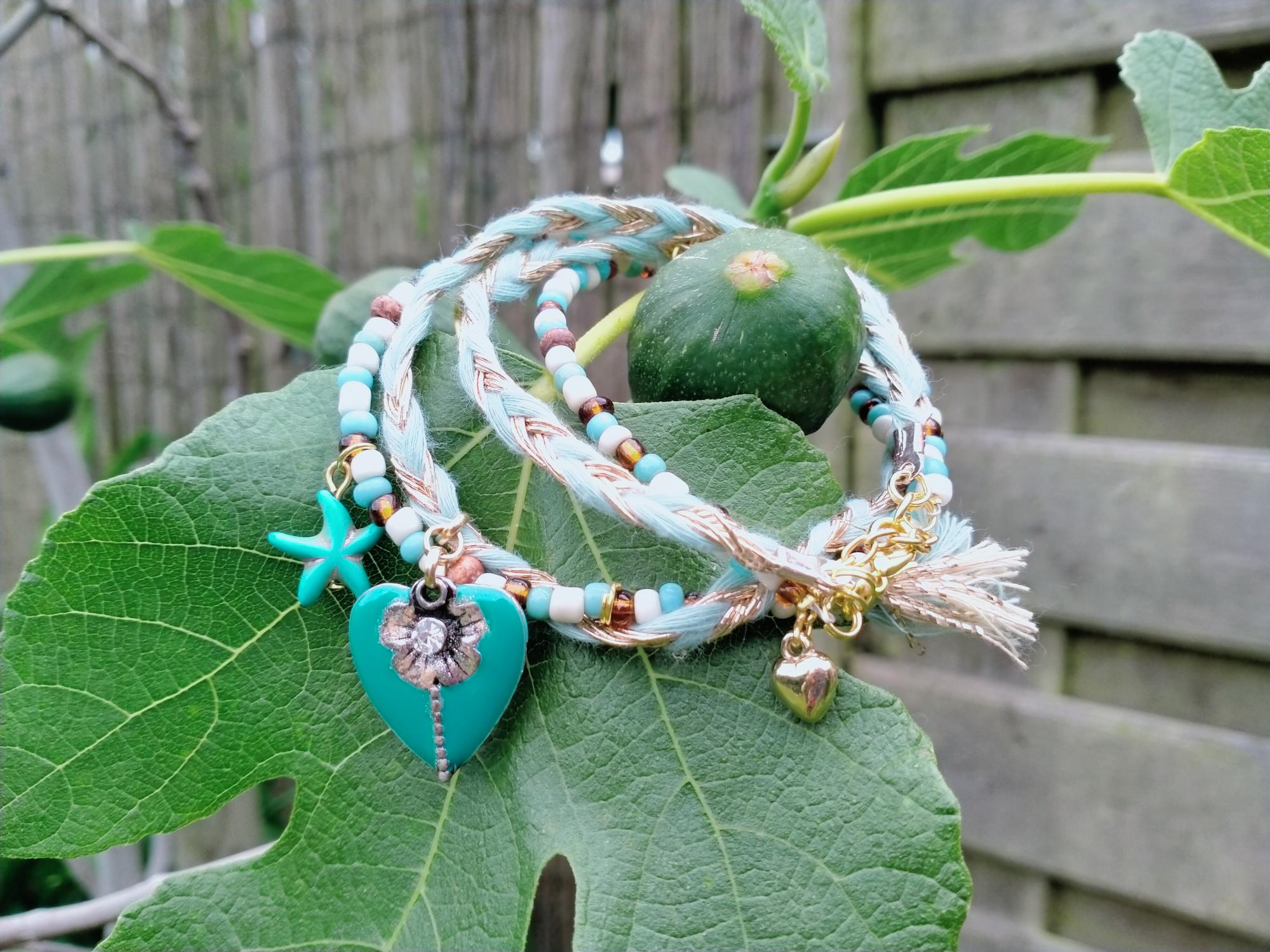 Wikkelarmband in Bohemian kleuren