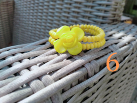 Bloemen armbanden 2 laags